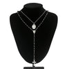 Wholesale Jewelry Men's Hip Hop Personality Geometric Copper Alloy Handmade Cross Pendant Necklace