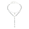 Wholesale Jewelry Men's Hip Hop Personality Geometric Copper Alloy Handmade Cross Pendant Necklace