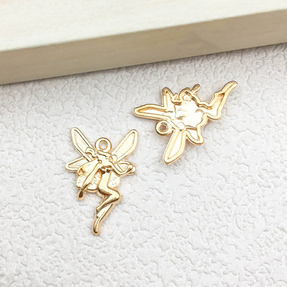 Wholesale Jewelry Mermaid Pendant Zinc Alloy Electroplated Diy Jewelry Accessories