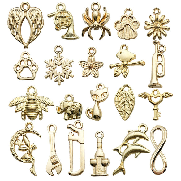 Wholesale Jewelry Mermaid Pendant Zinc Alloy Electroplated Diy Jewelry Accessories