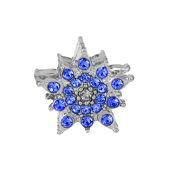 Wholesale Jewelry Metal Alloy Bracelet Accessories Doublesided Diamond Large Hole Beads Hand Ornaments Ocean Star Cutout Loose Beads With Totem Pattern Electroplating Treatment