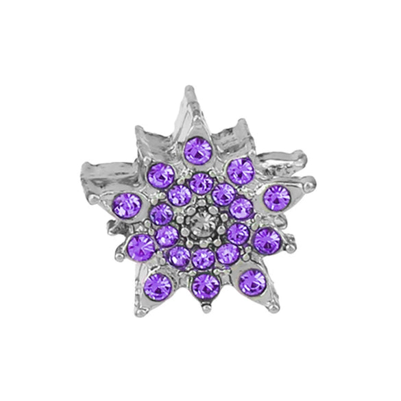 Wholesale Jewelry Metal Alloy Bracelet Accessories Doublesided Diamond Large Hole Beads Hand Ornaments Ocean Star Cutout Loose Beads With Totem Pattern Electroplating Treatment