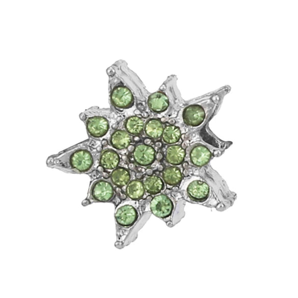 Wholesale Jewelry Metal Alloy Bracelet Accessories Doublesided Diamond Large Hole Beads Hand Ornaments Ocean Star Cutout Loose Beads With Totem Pattern Electroplating Treatment