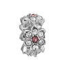 Wholesale Jewelry Metal Alloy Bracelet Accessories Doublesided Diamond Large Hole Beads Hand Ornaments Ocean Star Cutout Loose Beads With Totem Pattern Electroplating Treatment