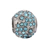 Wholesale Jewelry Metal Alloy Bracelet Accessories Doublesided Diamond Large Hole Beads Hand Ornaments Ocean Star Cutout Loose Beads With Totem Pattern Electroplating Treatment