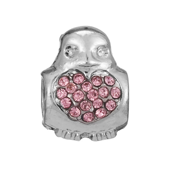 Wholesale Jewelry Metal Alloy Bracelet Accessories Doublesided Diamond Large Hole Beads Hand Ornaments Ocean Star Cutout Loose Beads With Totem Pattern Electroplating Treatment