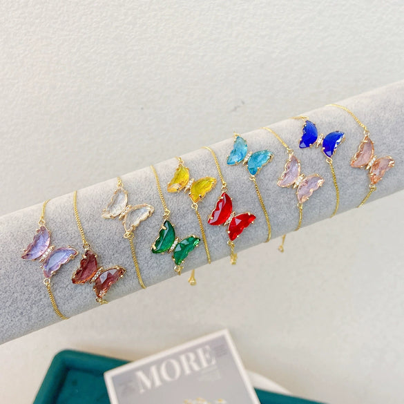 Wholesale Jewelry Metal Butterfly Women's Bracelet