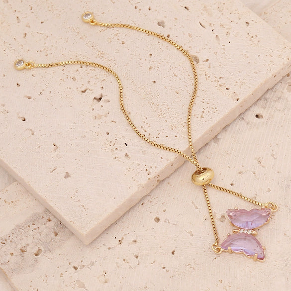 Wholesale Jewelry Metal Butterfly Women's Bracelet