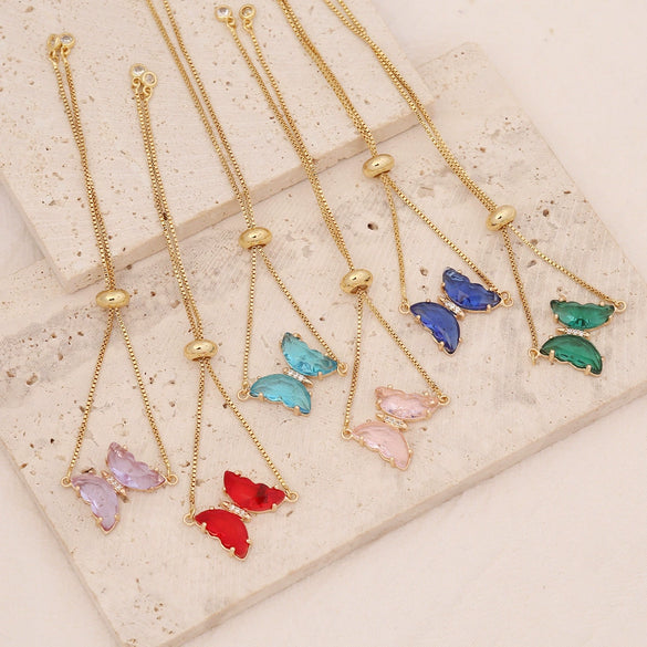 Wholesale Jewelry Metal Butterfly Women's Bracelet