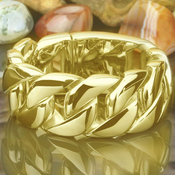 Wholesale Jewelry Metal Geometric Cross Twist Ring Electroplating Unisex Accessories
