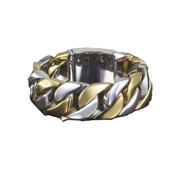 Wholesale Jewelry Metal Geometric Cross Twist Ring Electroplating Unisex Accessories