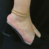 Wholesale Jewelry Metal Geometric Punk Anklet For Women
