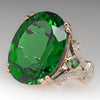 Wholesale Jewelry Metal Opal Heart Shape Diamond Ring For Women