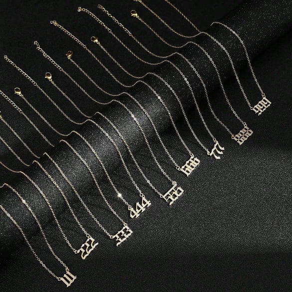 Wholesale Jewelry Microinlay Copper Pendant Necklace With Letters Numbers Text For Women