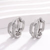 Wholesale Jewelry Micropaved Zirconia Earrings Copper Electroplating Style For Women