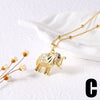 Wholesale Jewelry Minimalist Animal Pendant Necklace Copper Electroplating