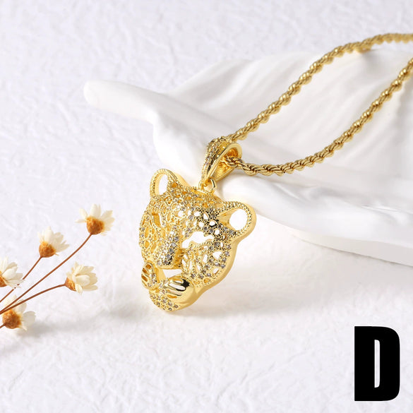 Wholesale Jewelry Minimalist Animal Pendant Necklace Copper Electroplating