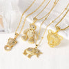 Wholesale Jewelry Minimalist Animal Pendant Necklace Copper Electroplating