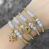 Wholesale Jewelry Minimalist Animal Zodiac Copper Gold Plated Pendant Bracelet