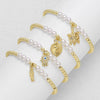 Wholesale Jewelry Minimalist Animal Zodiac Copper Gold Plated Pendant Bracelet