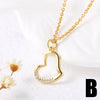 Wholesale Jewelry Minimalist Animal Zodiac Copper Gold Plated Pendant Necklace