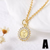 Wholesale Jewelry Minimalist Animal Zodiac Copper Gold Plated Pendant Necklace