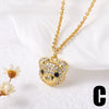 Wholesale Jewelry Minimalist Animal Zodiac Copper Gold Plated Pendant Necklace