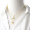 Wholesale Jewelry Minimalist Animal Zodiac Copper Gold Plated Pendant Necklace
