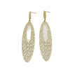 Wholesale Jewelry Minimalist Cold Style Geometric Stainless Steel Electroplated Earrings
