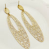Wholesale Jewelry Minimalist Cold Style Geometric Stainless Steel Electroplated Earrings