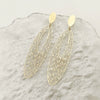 Wholesale Jewelry Minimalist Cold Style Geometric Stainless Steel Electroplated Earrings