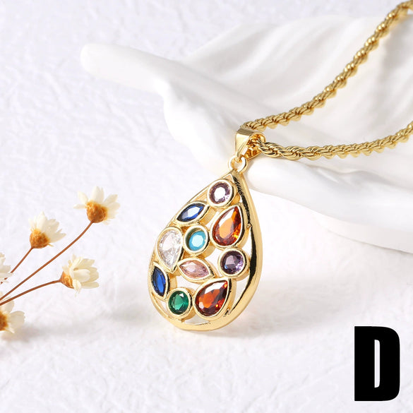 Wholesale Jewelry Minimalist Copper Goldplated Star Shape Pendant Necklace