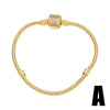 Wholesale Jewelry Minimalist Geometric Copper Round Beads Bracelet With Electroplating