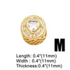 Wholesale Jewelry Minimalist Geometric Copper Round Beads Bracelet With Electroplating