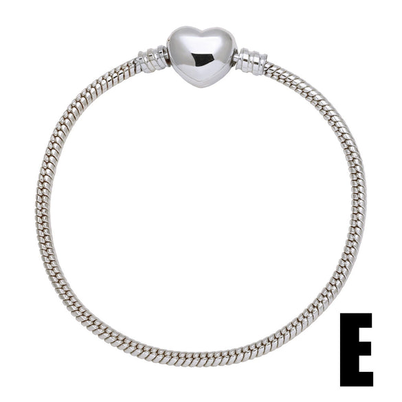 Wholesale Jewelry Minimalist Geometric Copper Round Beads Bracelet With Electroplating