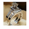 Wholesale Jewelry Minimalist Geometric Metal Diamond Ring With Crown Design For Women