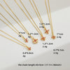 Wholesale Jewelry Minimalist Geometric Snowflake Copper Pendant Ochain Necklace With Mixed Gemstone Inlay Electroplating For Women