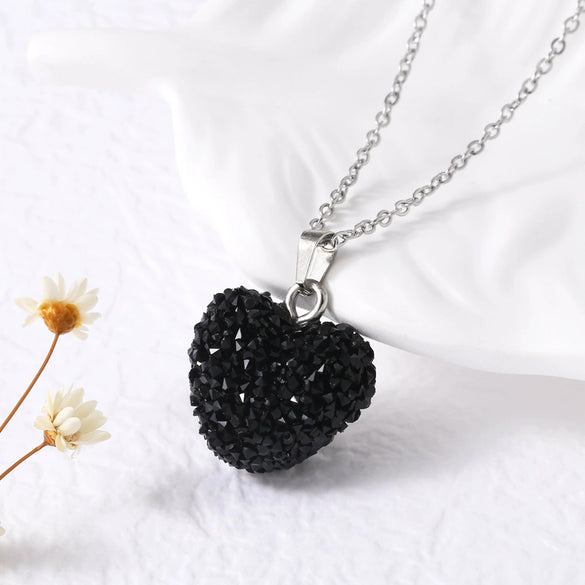 Wholesale Jewelry Minimalist Heart Copper Gold Plated Ochain Pendant Necklace For Women