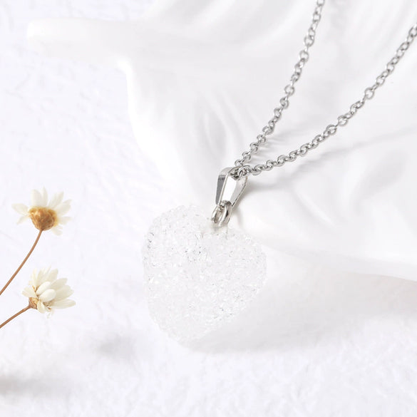 Wholesale Jewelry Minimalist Heart Copper Gold Plated Ochain Pendant Necklace For Women