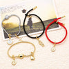 Wholesale Jewelry Minimalist Heart Shape Copper Electroplated Hand Woven Bracelet