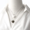 Wholesale Jewelry Minimalist Heart Shape Copper Pendant Necklace Gold Plated O Chain For Women