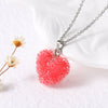 Wholesale Jewelry Minimalist Heart Shape Copper Pendant Necklace Gold Plated O Chain For Women