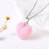 Wholesale Jewelry Minimalist Heart Shape Copper Pendant Necklace Gold Plated O Chain For Women