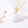 Wholesale Jewelry Minimalist Heartshaped Acrylic Pendant Necklace Copper Electroplating O Chain