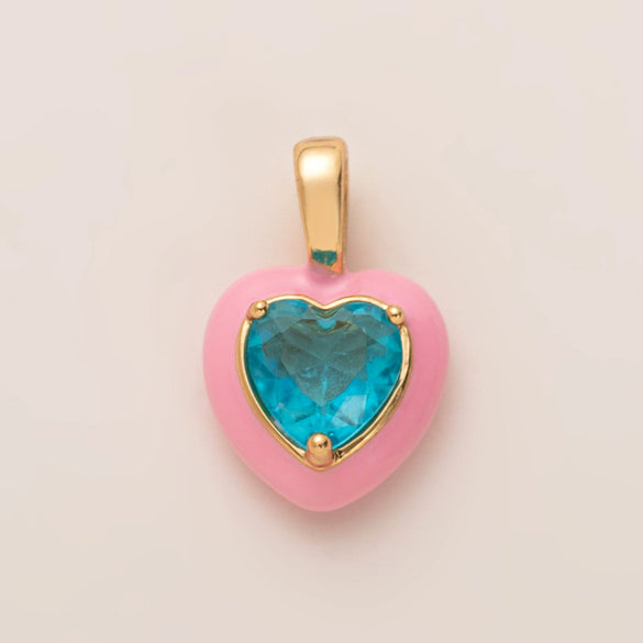 Wholesale Jewelry Minimalist Love Flower Geometric Copper O Word Chain Pendant Necklace Gold Plated