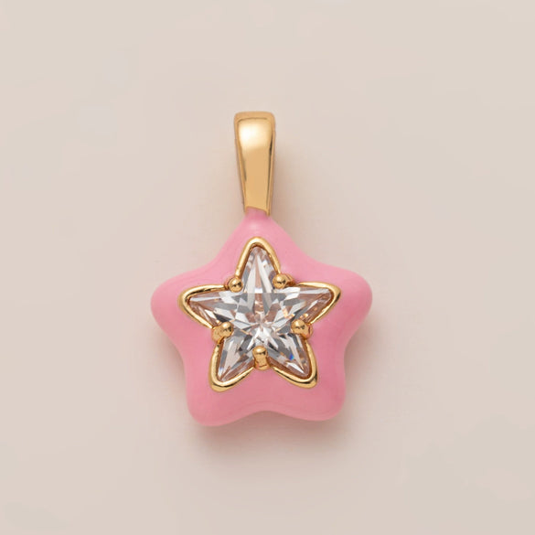 Wholesale Jewelry Minimalist Love Flower Geometric Copper O Word Chain Pendant Necklace Gold Plated
