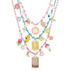 Wholesale Jewelry Minimalist Titanium Steel Ocean Woven Necklace With Colorful Shell Pendants Geometric Animal Zodiac Electroplating