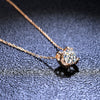 Wholesale Jewelry Moissanite Cow Head 925 Sterling Silver Pendant Necklace With Geometric Pattern And Ochain