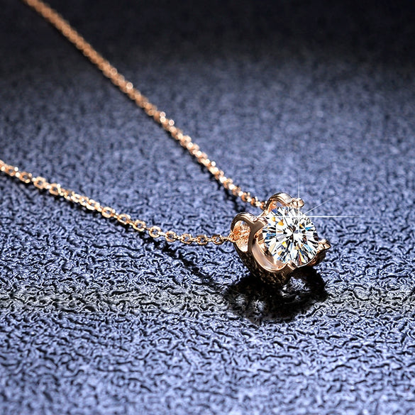 Wholesale Jewelry Moissanite Cow Head 925 Sterling Silver Pendant Necklace With Geometric Pattern And Ochain
