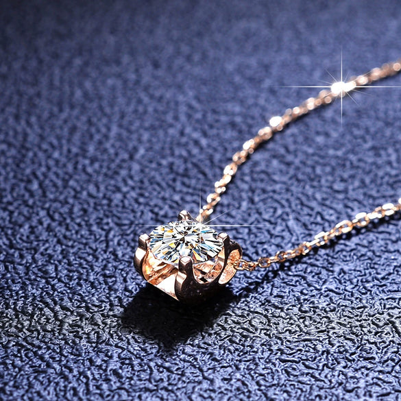 Wholesale Jewelry Moissanite Cow Head 925 Sterling Silver Pendant Necklace With Geometric Pattern And Ochain